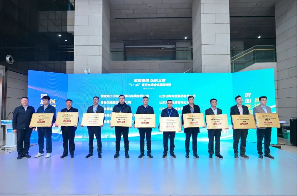 诚信立品牌，品质筑根基！山东日辉电缆集团获评2026年3·15家用电线推荐诚信品牌